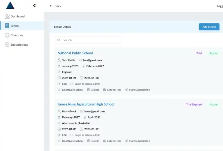 school listslider